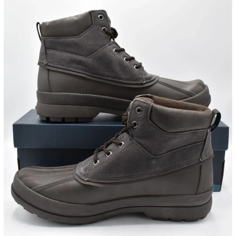 Sperry Mens Size 11 Cold Bay Wax Grey Water Resistant Insulated Chukka Boots‎
